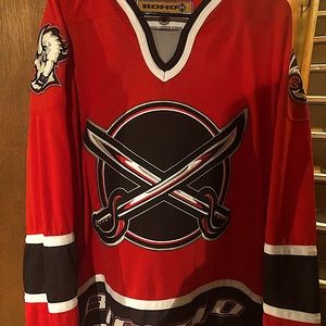 Buffalo Sabres Koho Vintage Retro Alternate Black/Red Third Jersey
